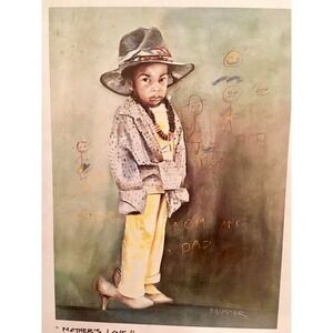 Black History Mother's Love by Eluster Richardson Open Edition Print